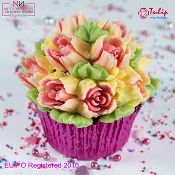 Насадка Роза №110 Лаки Шерлок (L размер) - Russian Rose Nozzle #110 - Lucy Sherlock (L size)