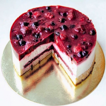 Подложка для торта усиленная Золото 2.5 мм, Ø 200 мм