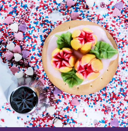 Набор (III) 6 кондитерских насадок - тюльпан одним движением 241,242,243,244,245,260 L+ размер Tulip, Корея