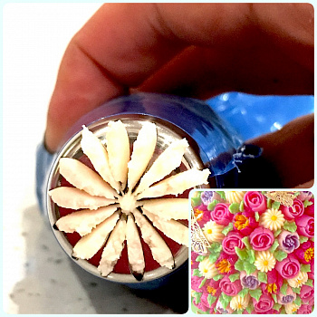 Насадка Цветок №113 Дейзи | L размер (Russian Flower Nozzle #20.1 Daisy | L size)