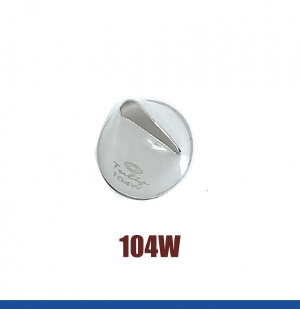 Кондитерская насадка 104W Tulip прорезь 13 мм, лепесток прямой малый