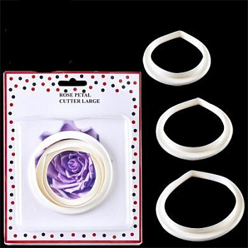 Вырубка Роза | Набор 3 шт