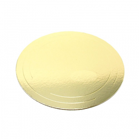 Подложка для торта усиленная Золото 2.5 мм, Ø 240 мм