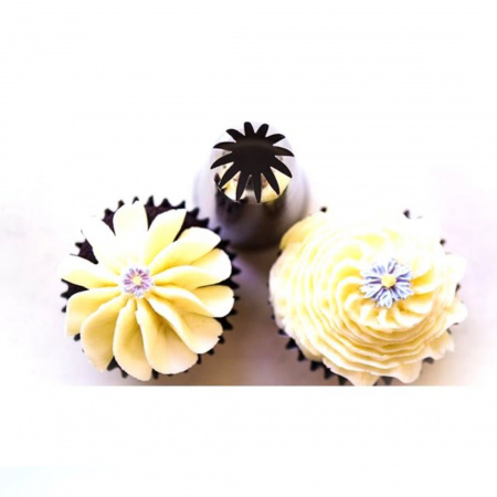 Кондитерскиая насадка закрытая звезда №857 (1E) Tulip™ | медиум размер