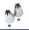 Кондитерская насадка 1M Tulip™ полузакрытая звезда, 6 лучей, Ø 7-13 мм, Korea