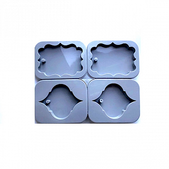 Силиконовая мини форма универсальная 175*135*10 мм (мод. grb+hr 4-1-3)