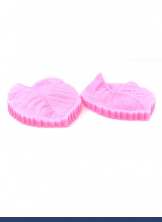 Молд силиконовый (вайнер) лист Розы, комплект 2 шт (70•60 мм) S570