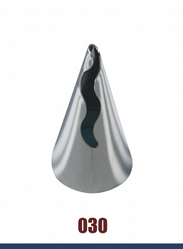 Кондитерская насадка 030 Tulip рюшевая (Ruffle)